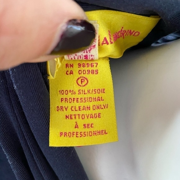 Catherine Malandrino Silk Gathered Dress - Picture 5 of 5